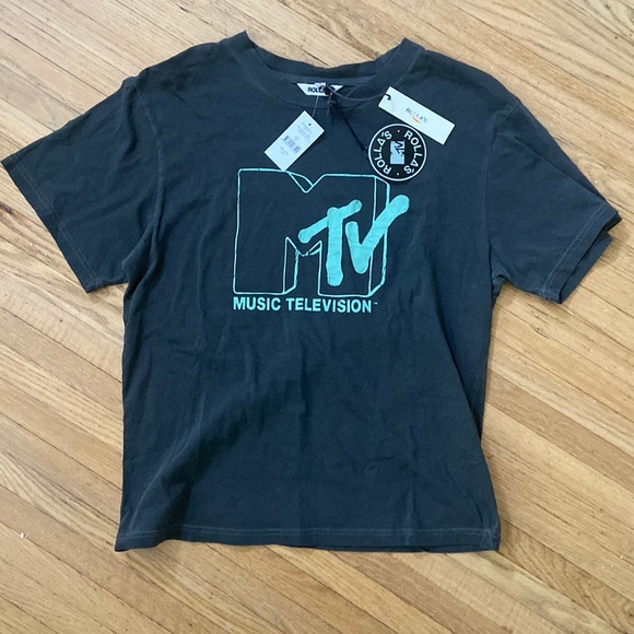 ROLLA'S Tops - Rolla’s Tomboy MTV Glow Logo Tee